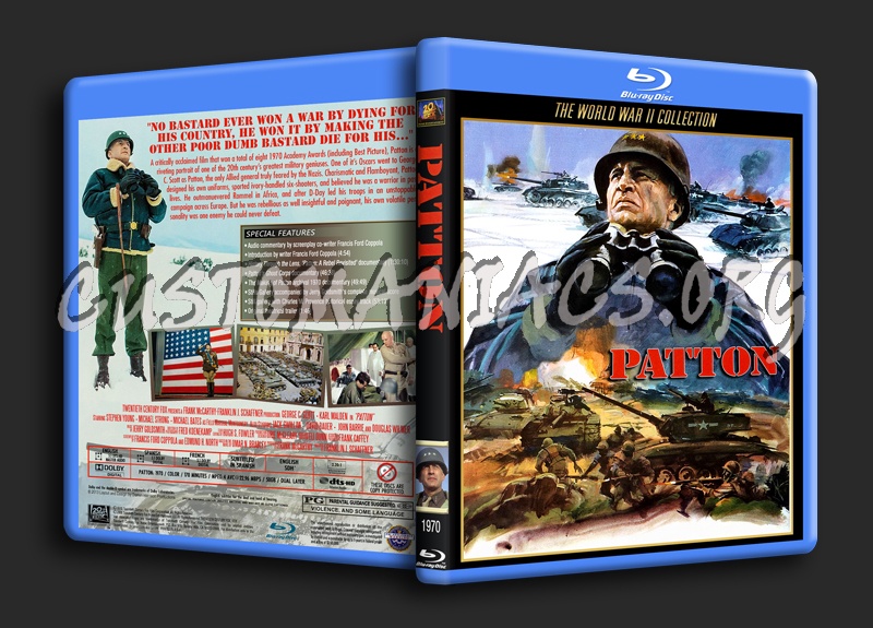 Patton (1970) blu-ray cover