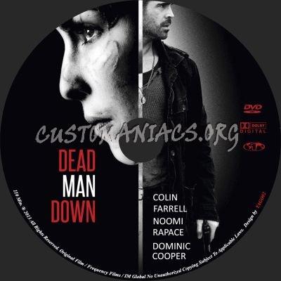 Dead Man Down dvd label