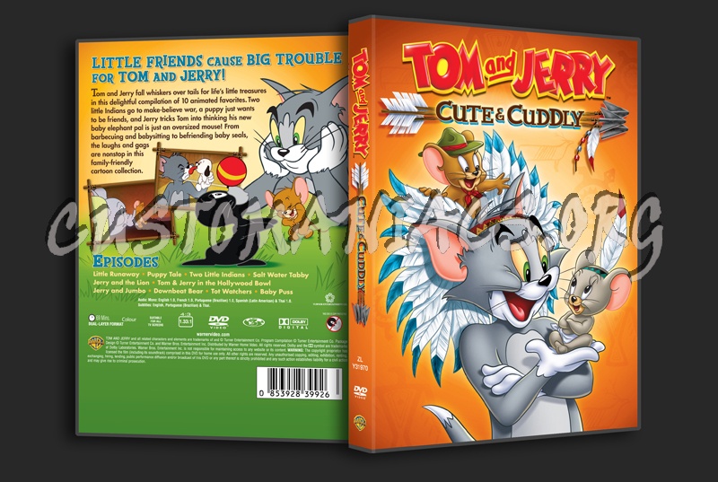 Tom and Jerry Cute & Cuddly dvd cover