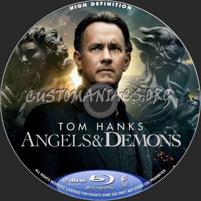 Angels And Demons blu-ray label