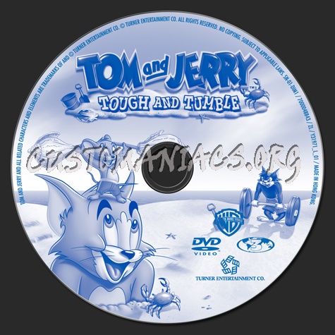 Tom and Jerry Touch and Tumble dvd label