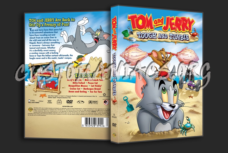 Tom and Jerry Touch and Tumble dvd cover
