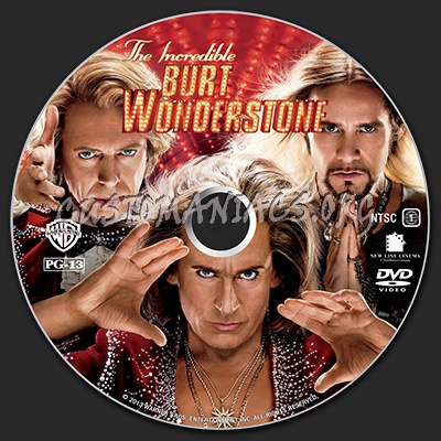 The Incredible Burt Wonderstone dvd label