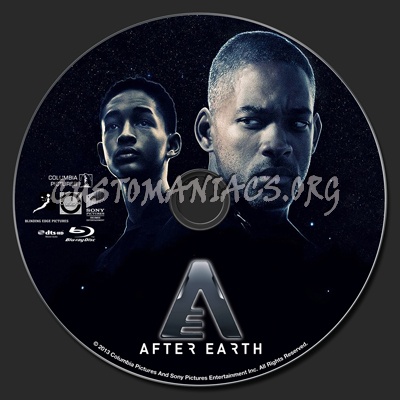 After Earth blu-ray label