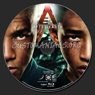 After Earth blu-ray label