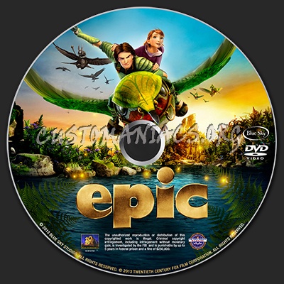 Epic dvd label