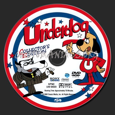 Underdog dvd label