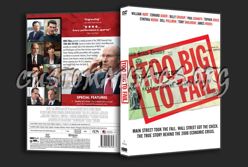 Too Big To Fail dvd cover