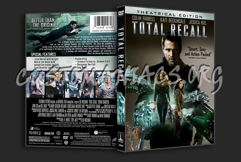 Total Recall dvd cover