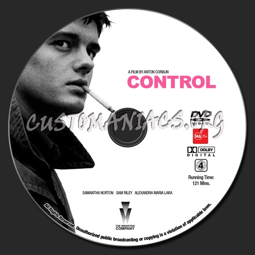 Control dvd label