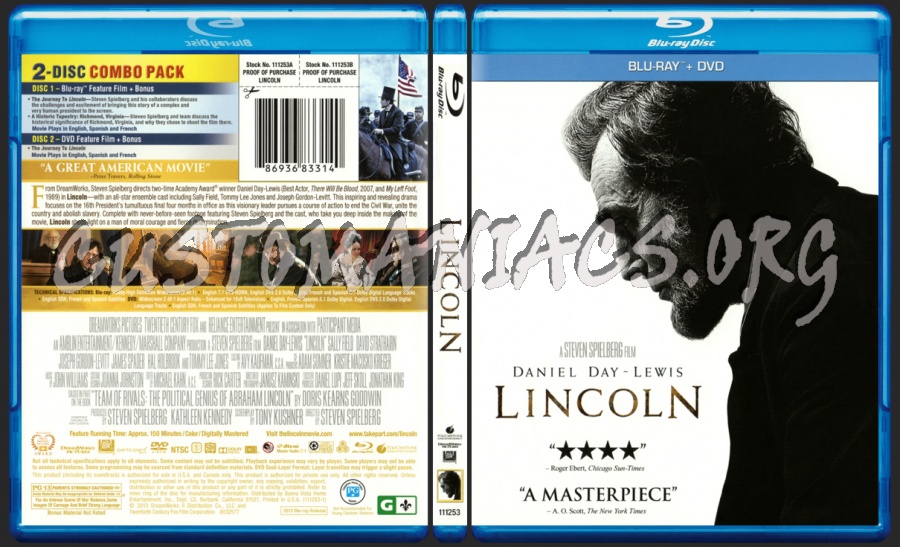 Lincoln blu-ray cover