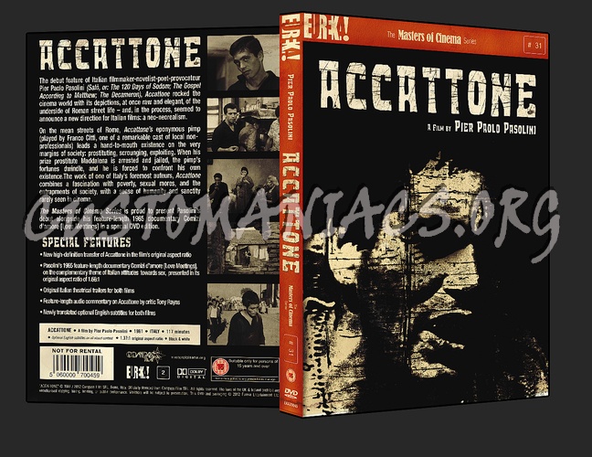 Accattone dvd cover