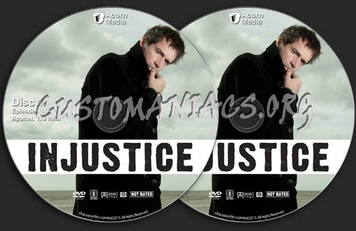 Injustice dvd label