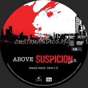 Above Suspicion - Set 2 dvd label