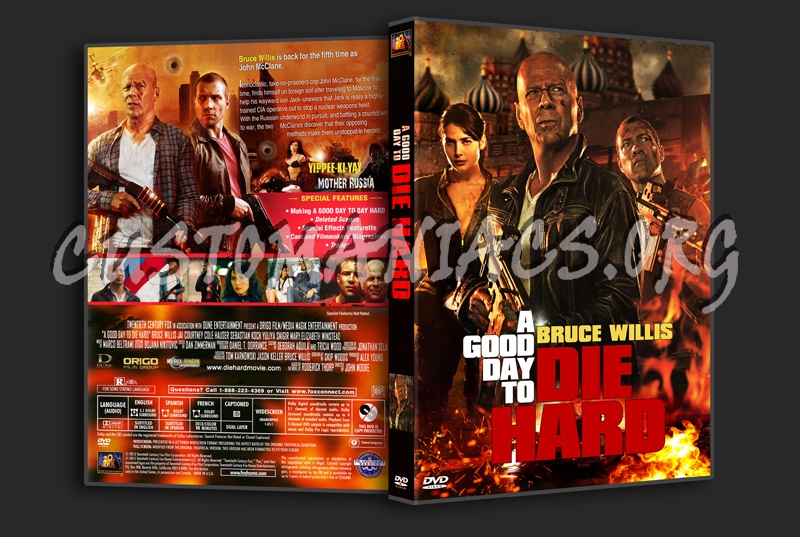 A Good Day To Die Hard dvd cover