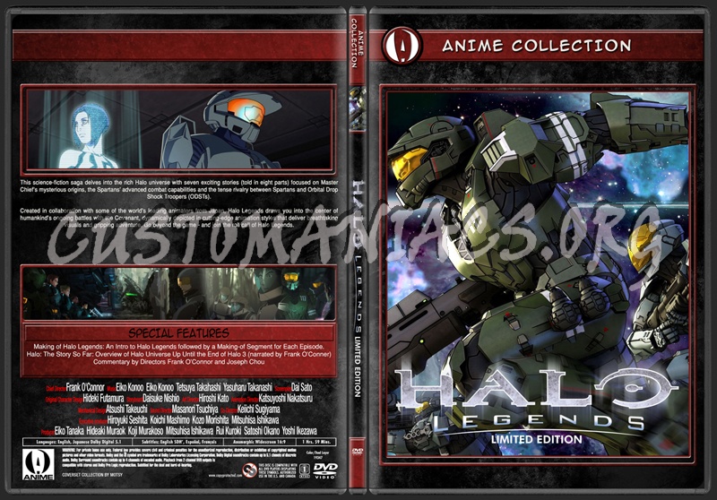 Anime Collection Halo Legends Limited Edition 