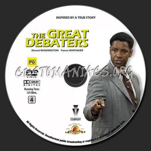 The Great Debaters dvd label