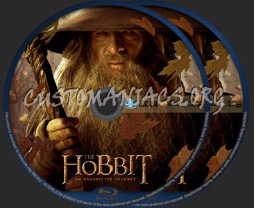 The Hobbit - An Unexpected Journey blu-ray label