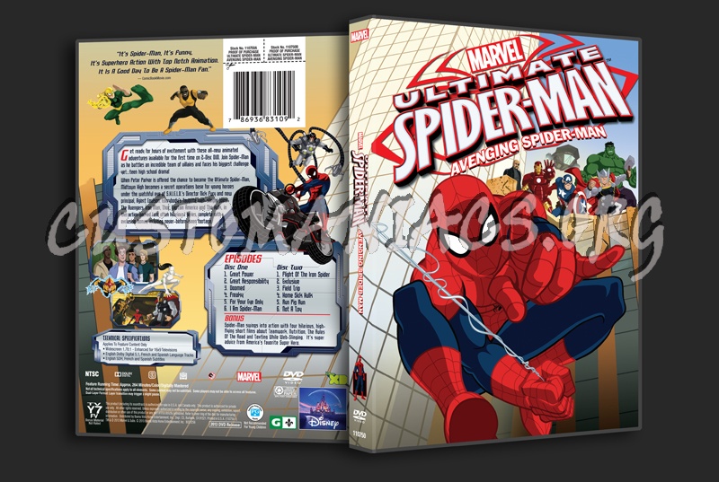 Ultimate Spider-Man Avenging Spider-Man dvd cover