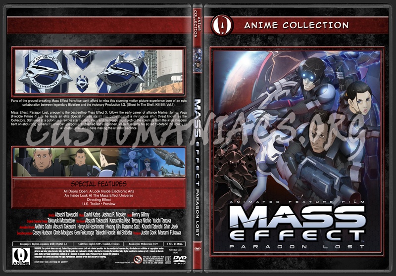 Anime Collection Mass Effect Paragon Lost 