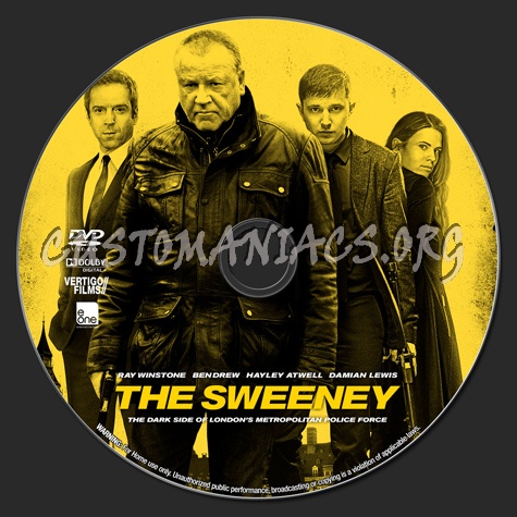 The Sweeney dvd label