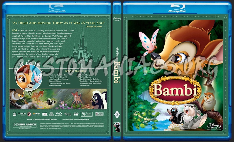 Bambi blu-ray cover