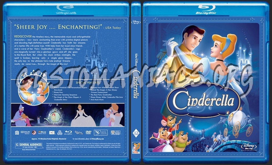 Cinderella blu-ray cover