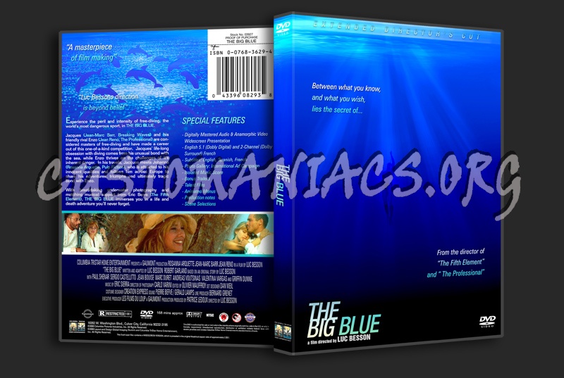 The Big Blue dvd cover