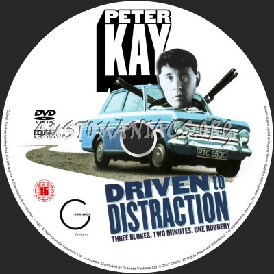 Peter Kay - Driven to Distraction dvd label
