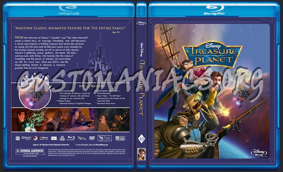 Treasure Planet blu-ray cover