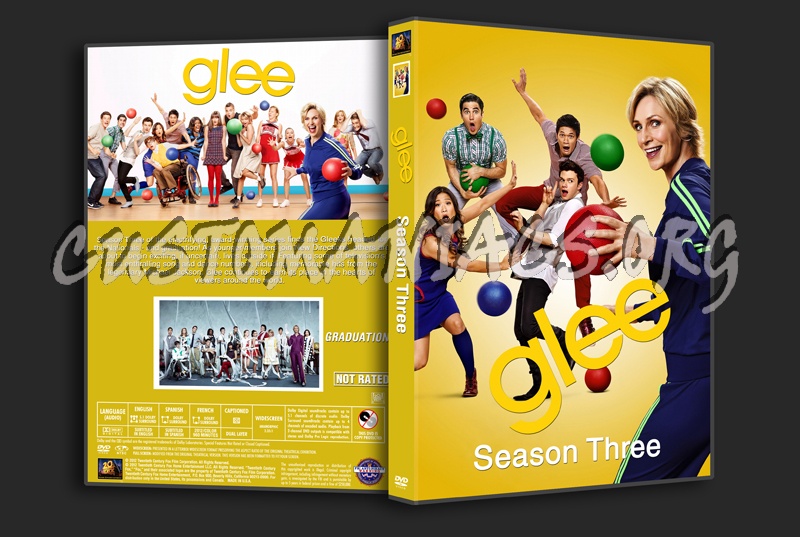 Glee - Season Three dvd cover