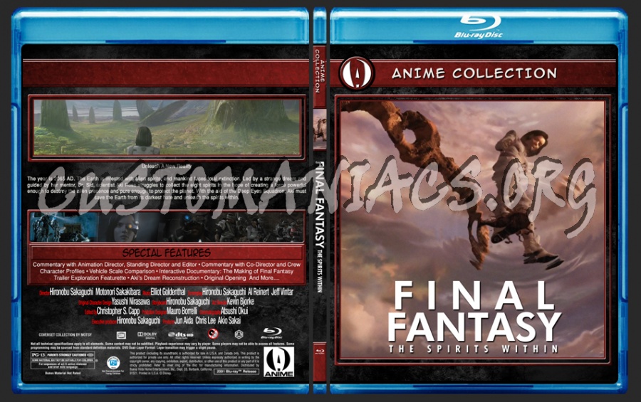Anime Collection Final Fantasy The Spirits Within 