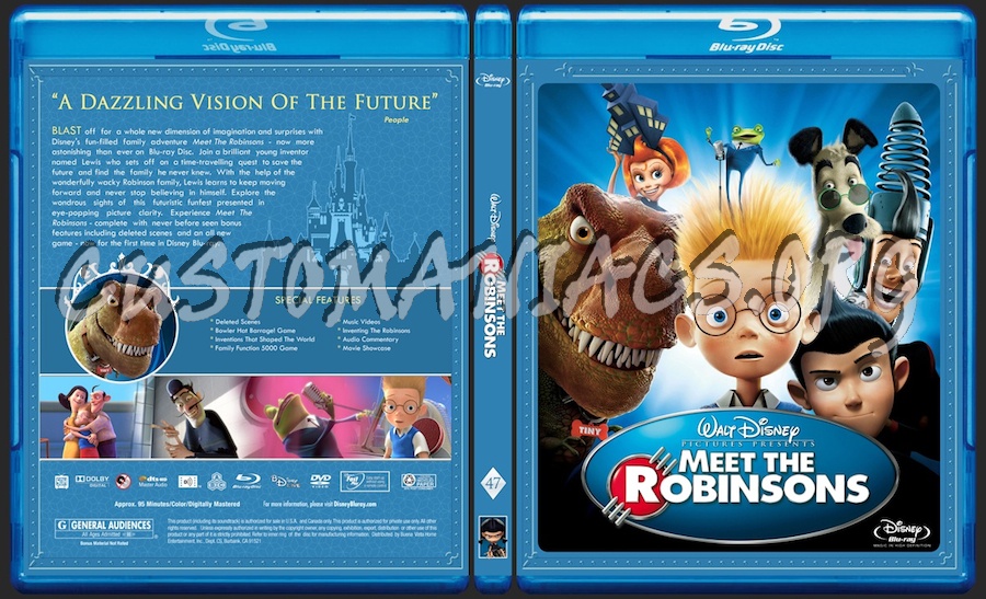 Meet the Robinsons blu-ray cover
