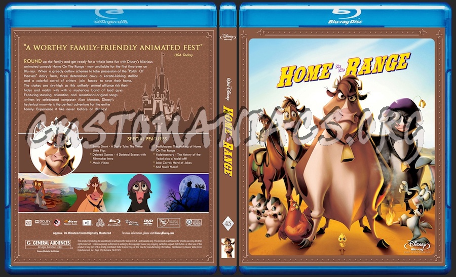 Home on the Range blu-ray cover