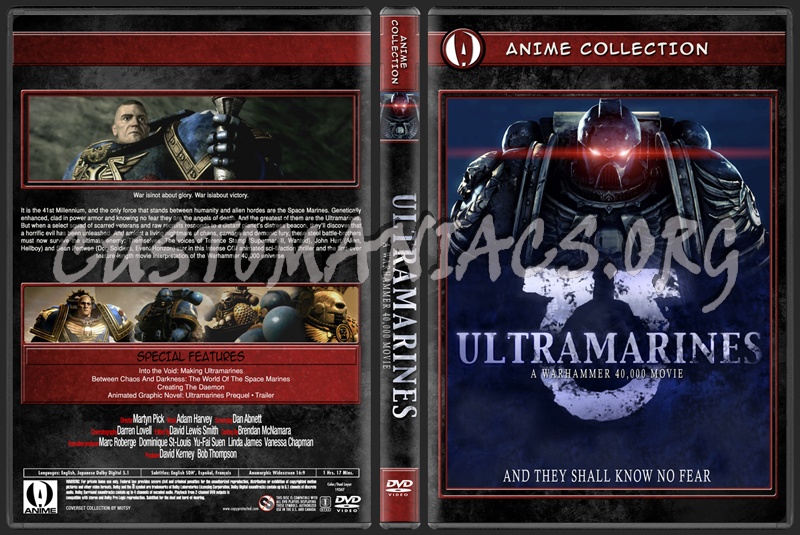 Anime Collection Ultramarines Warhammer A 40K Movie dvd cover