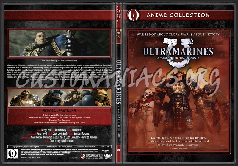 Anime Collection Ultramarines Warhammer A 40K Movie 