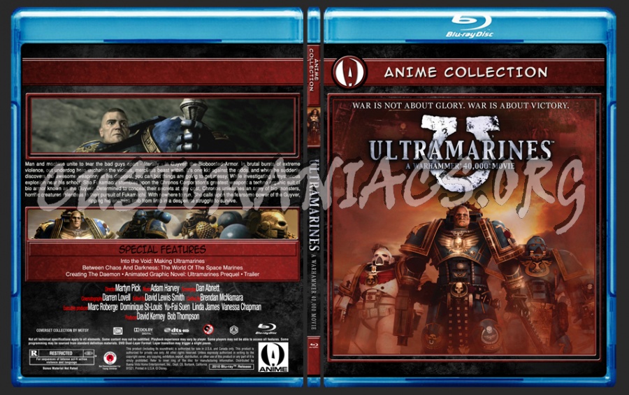 Anime Collection Ultramarines Warhammer A 40K Movie 