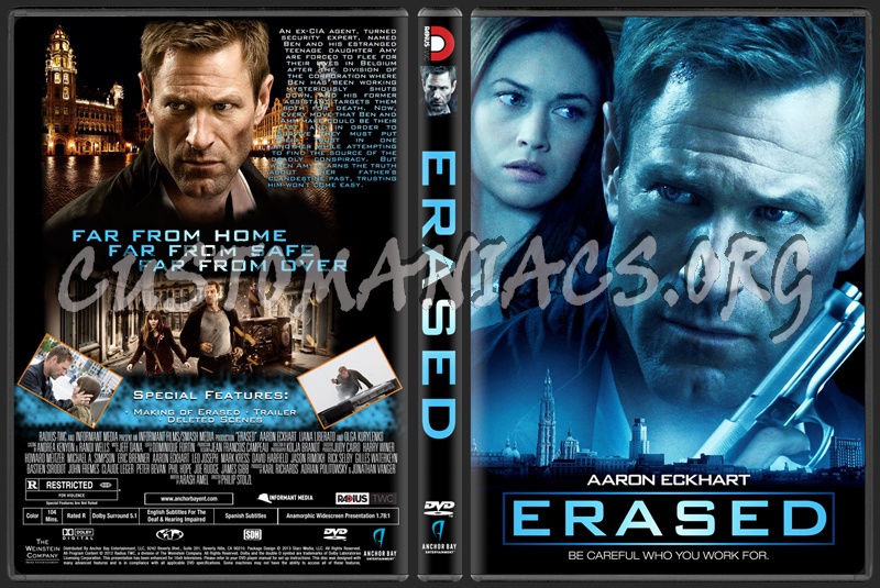 Erased (2013) dvd cover