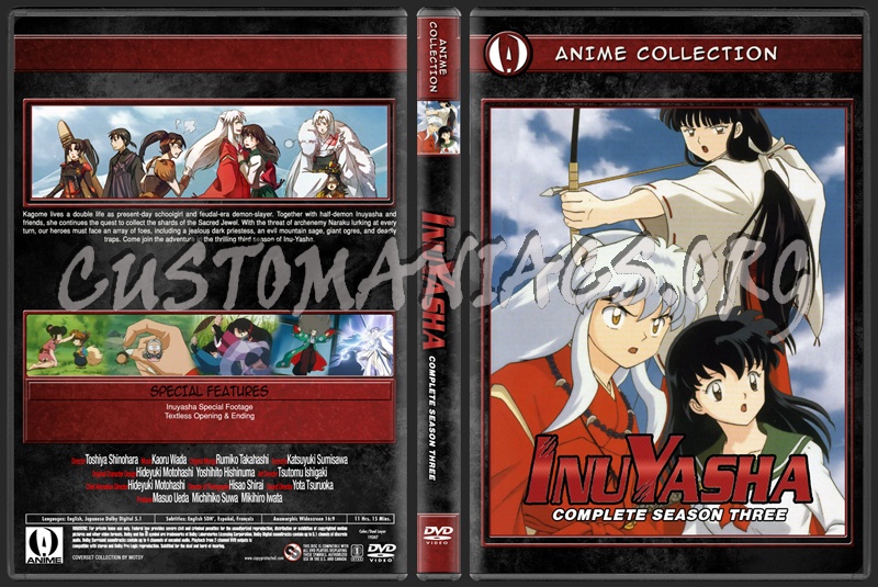 Anime Collection Inuyasha Complete Season Three dvd cover