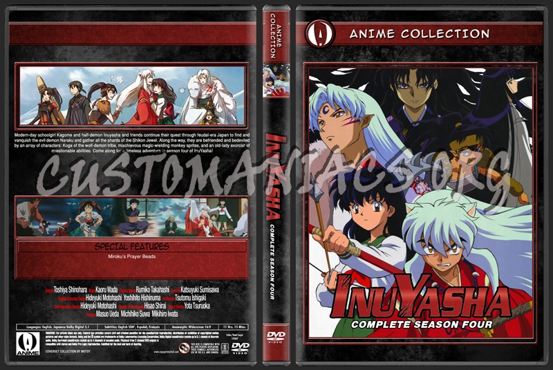 Anime Collection Inuyasha Complete Season Four dvd cover