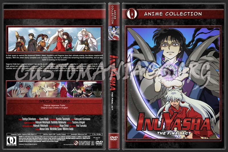 Anime Collection Inuyasha The Final Act dvd cover