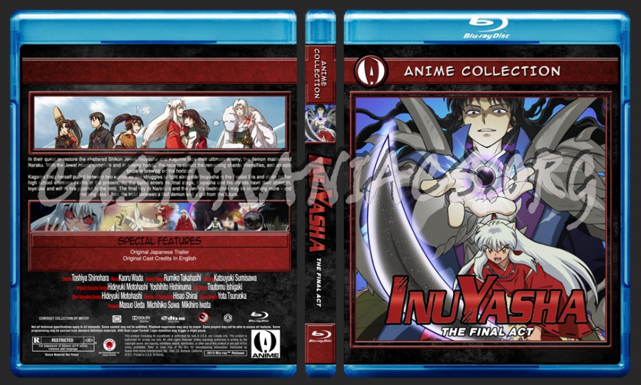 Anime Collection Inuyasha The Final Act blu-ray cover