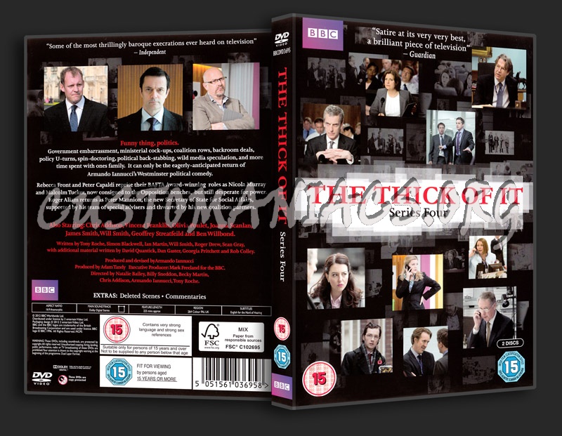 The Thick of It: Series 4 dvd cover