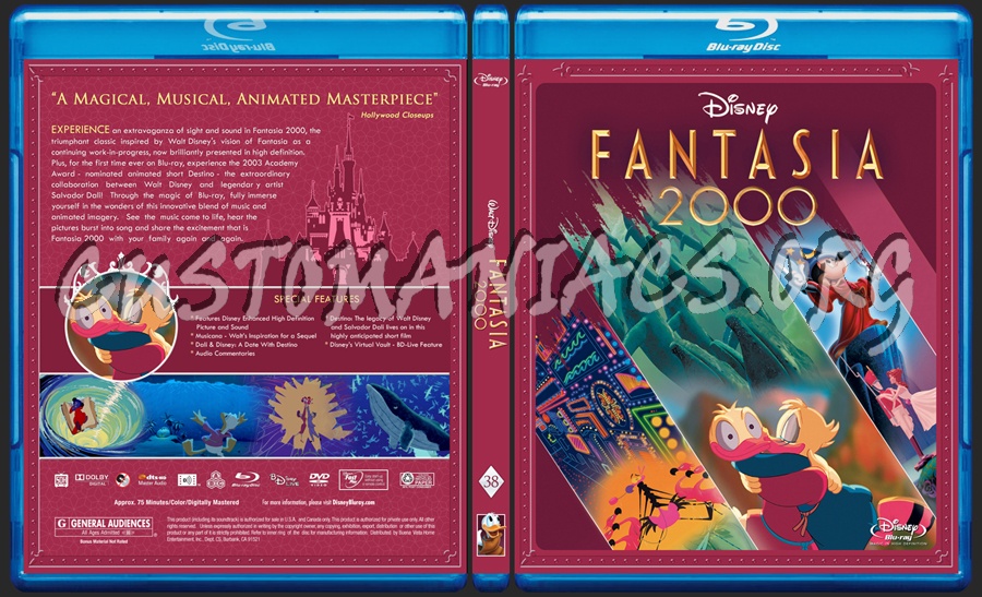 Fantasia 2000 blu-ray cover