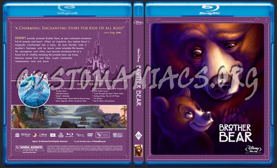 Brother Bear blu-ray cover