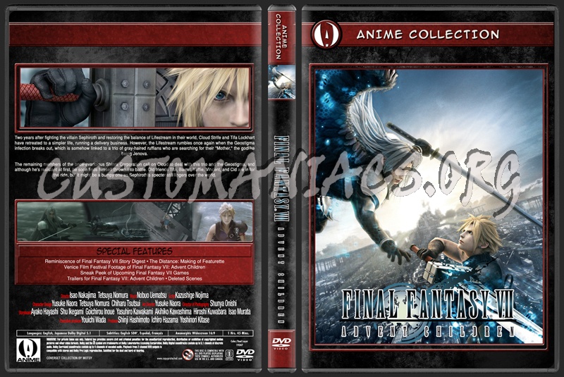 Anime Collection Final Fantasy Advent Children dvd cover