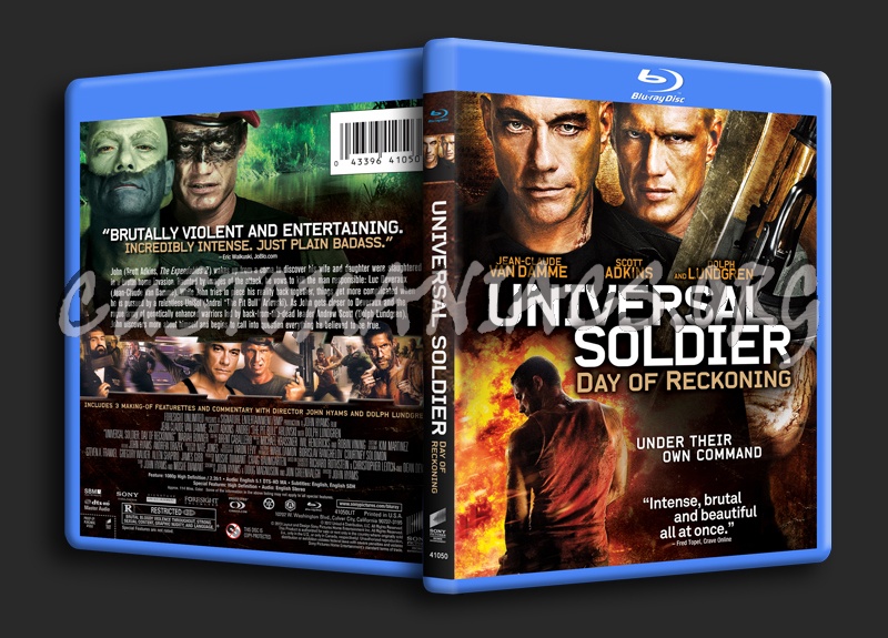 Universal Soldier Day of Reckoning blu-ray cover