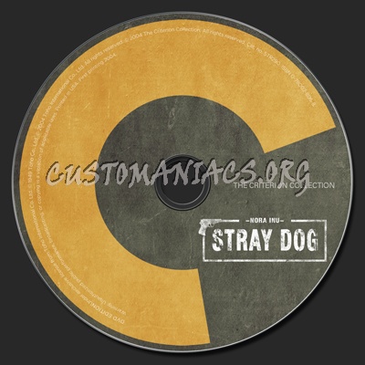 233 Stray Dog dvd label