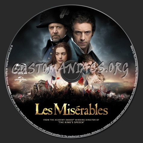 Les Misrables blu-ray label