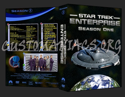 Star Trek: Enterprise Seasons 1-4 dvd cover